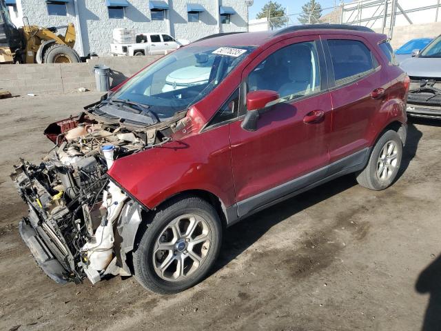MAJ3S2GE9KC261591 - 2019 FORD ECOSPORT SE წითელი ფოტო 1