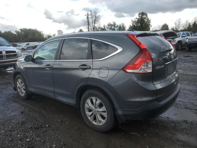 2HKRM4H78DH664947 - 2013 HONDA CR-V EXL GRAY photo 2