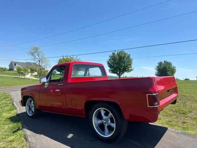 1GCDC14D5EF365760 - 1984 CHEVROLET C10 RED photo 3