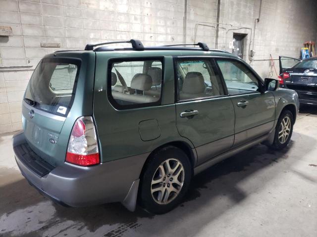 JF1SG67676H722292 - 2006 SUBARU FORESTER 2.5X LL BEAN GREEN photo 3