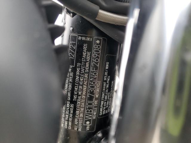 WB10L7306N6F26908 - 2022 BMW R NINE T SCRAMBLER GRAY photo 9