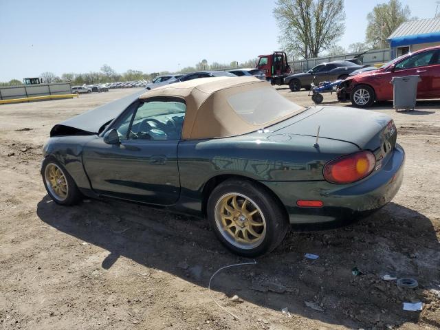 JM1NB3535Y0142392 - 2000 MAZDA MX-5 MIATA BASE GREEN photo 2