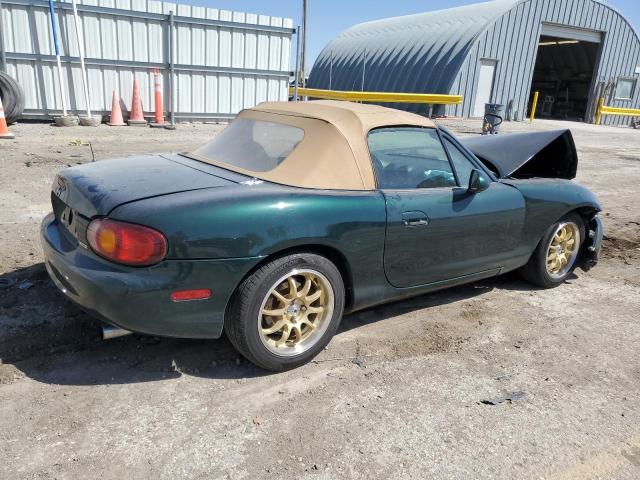 JM1NB3535Y0142392 - 2000 MAZDA MX-5 MIATA BASE GREEN photo 3