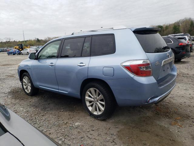 JTEEW44A592035158 - 2009 TOYOTA HIGHLANDER HYBRID LIMITED BLUE photo 2