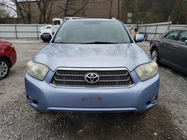 JTEEW44A592035158 - 2009 TOYOTA HIGHLANDER HYBRID LIMITED BLUE photo 5