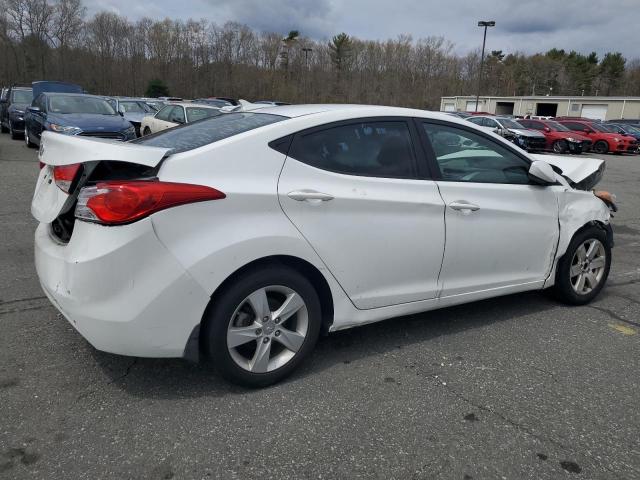 5NPDH4AEXDH431367 - 2013 HYUNDAI ELANTRA GLS WHITE photo 3