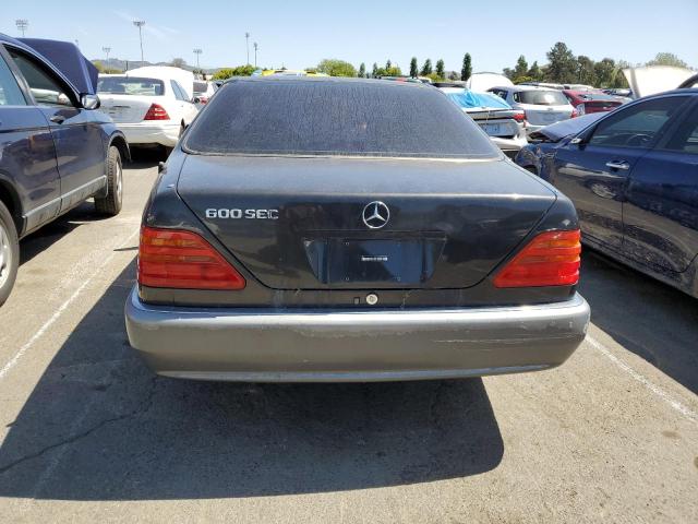 WDBGA76E6PA142055 - 1993 MERCEDES-BENZ 600-CLASS SEC BLACK photo 6