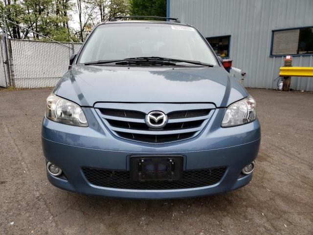 JM3LW28A140507961 - 2004 MAZDA MPV WAGON BLUE photo 5