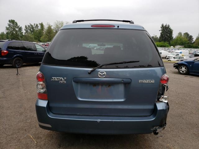 JM3LW28A140507961 - 2004 MAZDA MPV WAGON BLUE photo 6