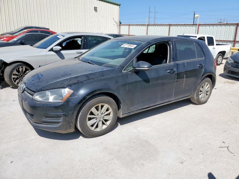 3VW217AU4FM013689 - 2015 VOLKSWAGEN GOLF BLACK photo 1