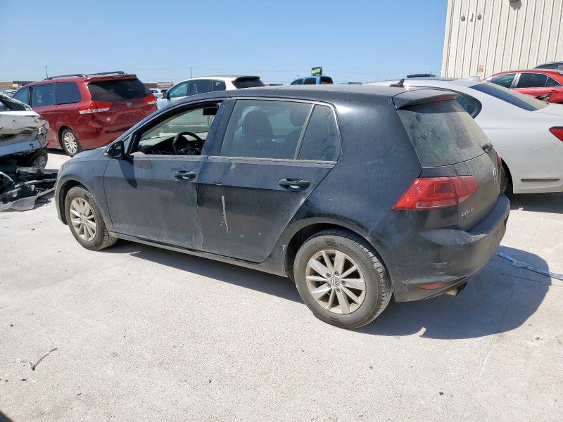3VW217AU4FM013689 - 2015 VOLKSWAGEN GOLF BLACK photo 2