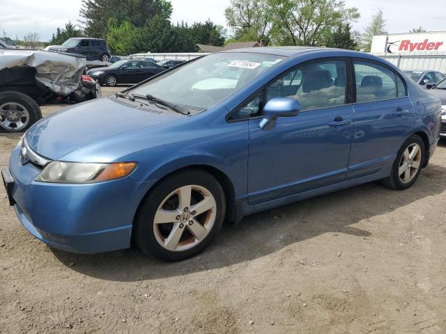 1HGFA15958L000303 - 2008 HONDA CIVIC EXL Mavi foto 1