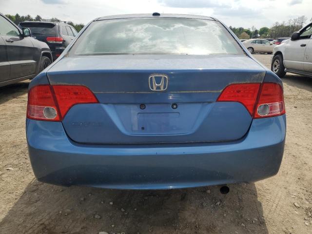 1HGFA15958L000303 - 2008 HONDA CIVIC EXL BLUE photo 6