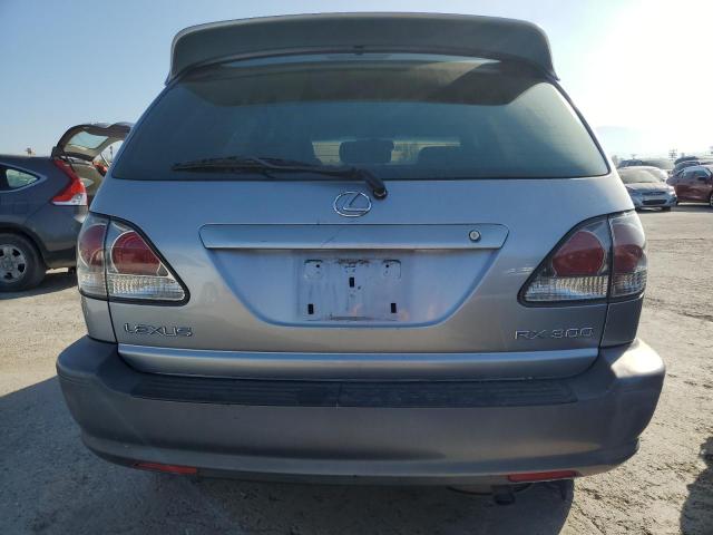 JTJGF10U010100037 - 2001 LEXUS RX 300 SILVER photo 6