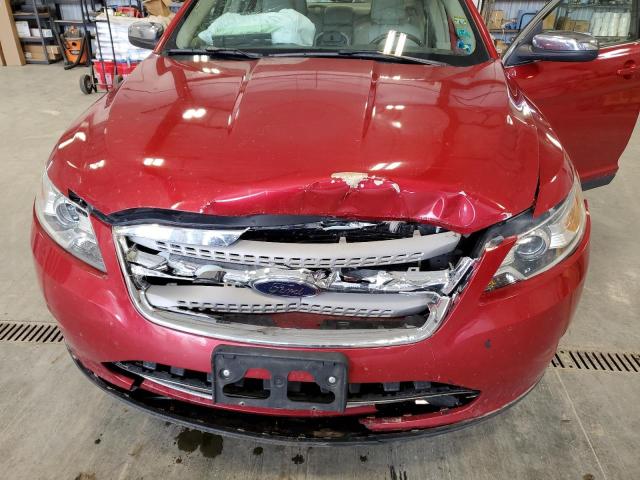 1FAHP2FW3BG114886 - 2011 FORD TAURUS LIMITED RED photo 11