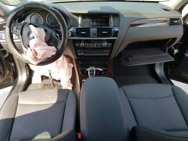 5UXXW3C50H0R23319 - 2017 BMW X4 XDRIVE28I შავი ფოტო 8