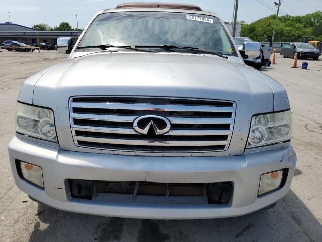 5N3AA08C04N804018 - 2004 INFINITI QX56 SILVER photo 5