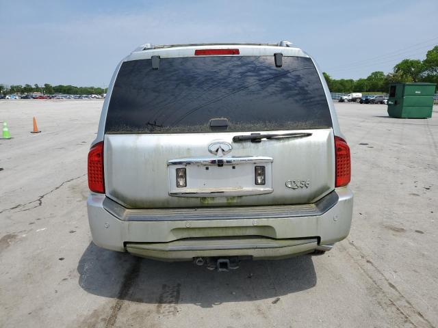 5N3AA08C04N804018 - 2004 INFINITI QX56 SILVER photo 6