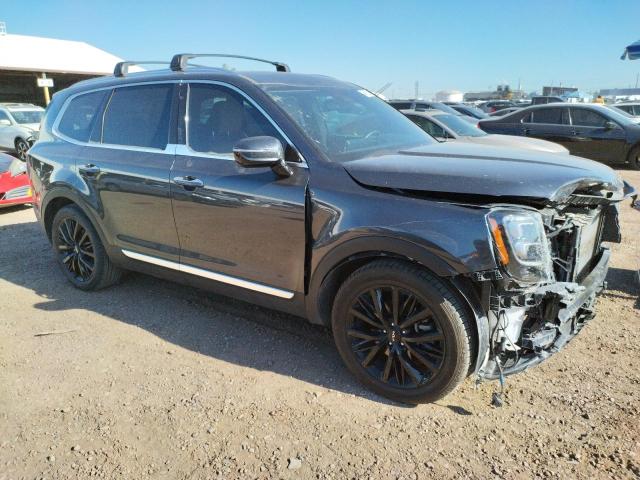 5XYP54HC8NG202110 - 2022 KIA TELLURIDE SX GRAY photo 4