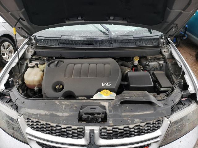 3C4PDDEG4JT329501 - 2018 DODGE JOURNEY GT SILVER photo 11