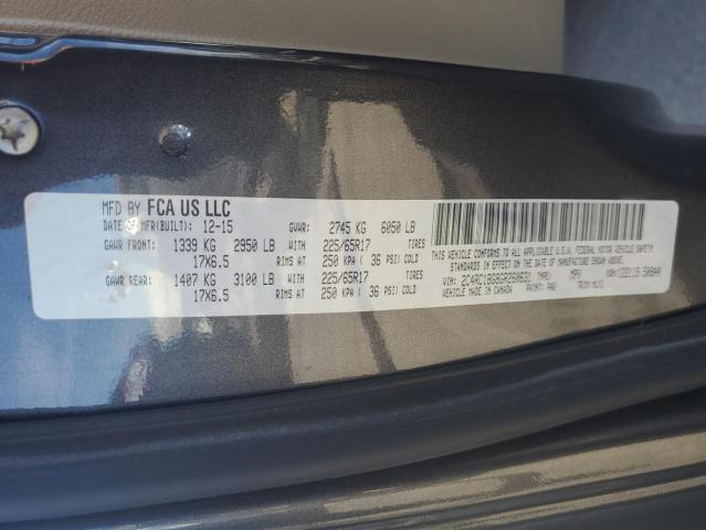 2C4RC1BG8GR260631 - 2016 CHRYSLER TOWN & COU TOURING Boz foto 13