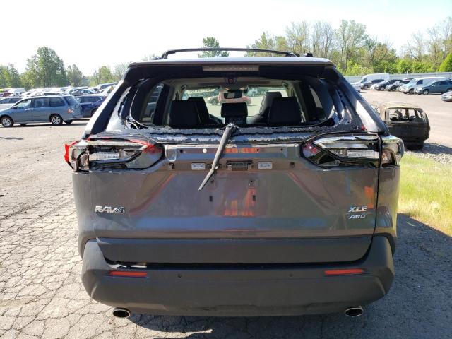 JTMA1RFV6KJ003488 - 2019 TOYOTA RAV4 XLE PREMIUM GRAY photo 6