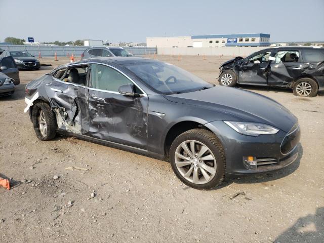 5YJSA1H1XEFP61443 - 2014 TESLA MODEL S Սև լուսանկար 4