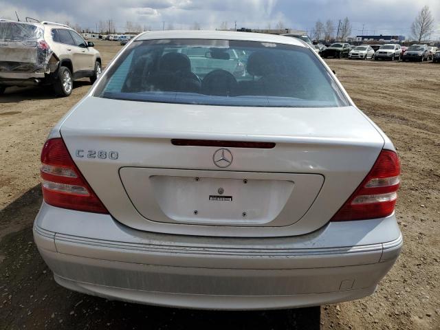 WDBRF54H77F923469 - 2007 MERCEDES-BENZ C 280 SILVER photo 6