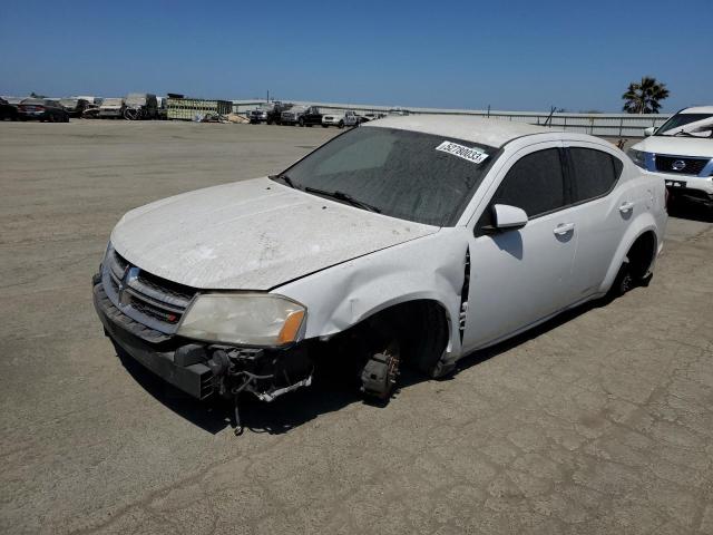 1C3CDZCB4DN625291 - 2013 DODGE AVENGER SXT WHITE photo 1