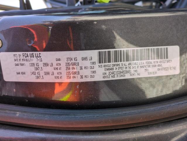 2C4RC1EG9HR538451 - 2017 CHRYSLER PACIFICA TOURING L PLUS CHARCOAL photo 14