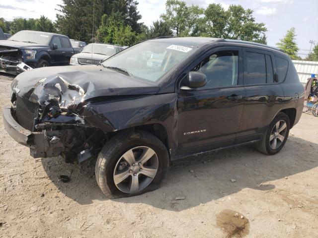 1C4NJDEB2HD175827 - 2017 JEEP COMPASS LATITUDE BLACK photo 1