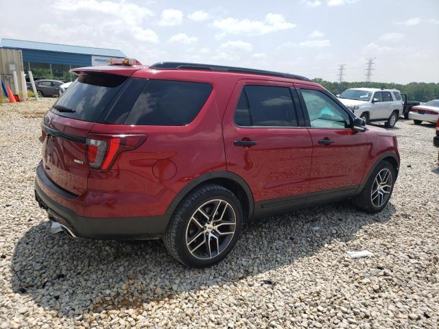 1FM5K8GT5GGC27230 - 2016 FORD EXPLORER SPORT RED photo 3