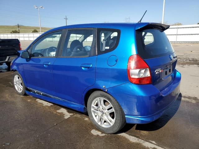 JHMGD38607S004236 - 2007 HONDA FIT S 蓝色 照片 2
