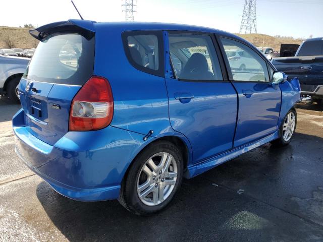 JHMGD38607S004236 - 2007 HONDA FIT S 蓝色 照片 3