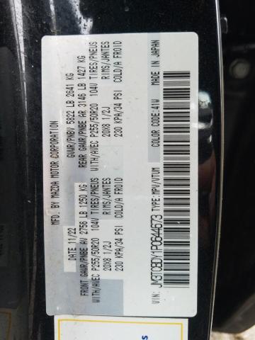 JM3TCBDY1P0644673 - 2023 MAZDA CX-9 GRAND TOURING BLACK photo 13