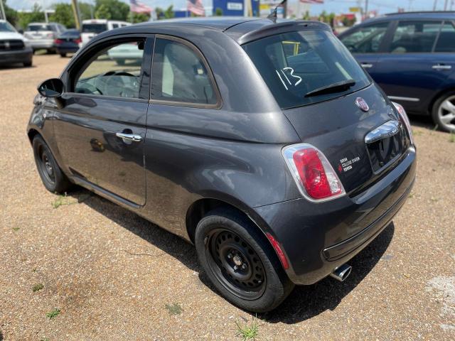 3C3CFFAR4FT607935 - 2015 FIAT 500 POP GRAY photo 3