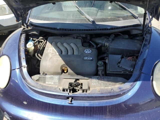 3VWBK21C31M448669 - 2001 VOLKSWAGEN NEW BEETLE GL 蓝色 照片 11