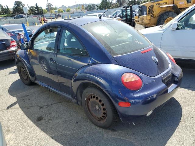 3VWBK21C31M448669 - 2001 VOLKSWAGEN NEW BEETLE GL 蓝色 照片 2