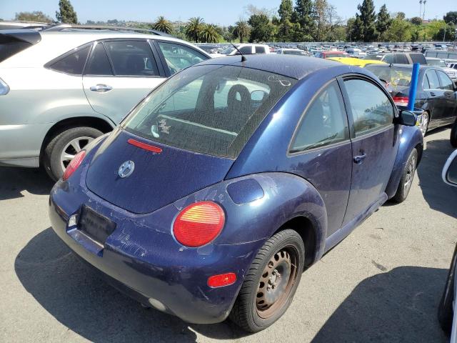 3VWBK21C31M448669 - 2001 VOLKSWAGEN NEW BEETLE GL 蓝色 照片 3