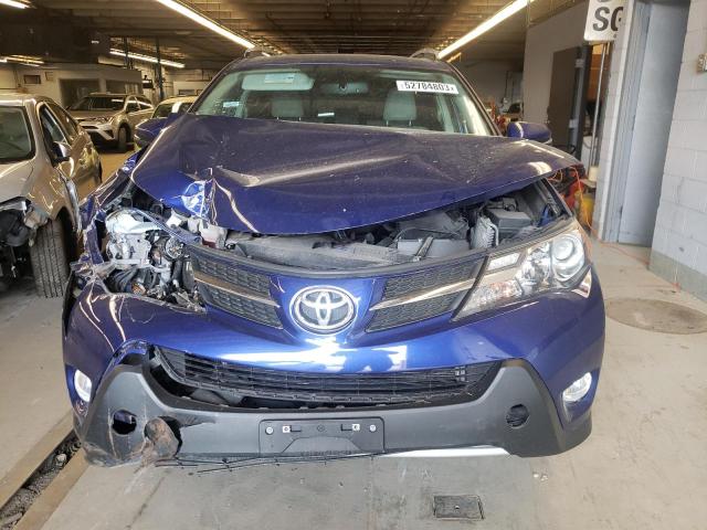 2T3DFREV0FW330105 - 2015 TOYOTA RAV4 LIMITED BLUE photo 5