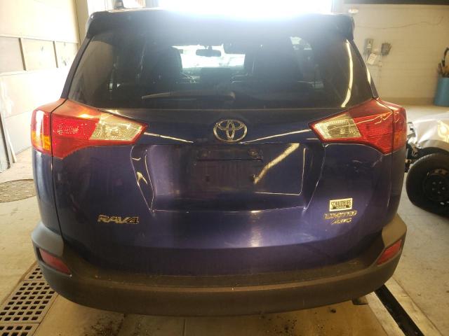 2T3DFREV0FW330105 - 2015 TOYOTA RAV4 LIMITED BLUE photo 6