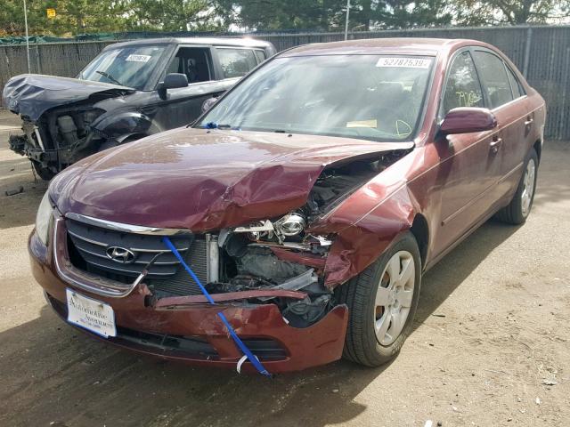 5NPET46C49H490965 - 2009 HYUNDAI SONATA GLS  photo 2