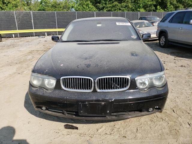 WBAGL634X2DP55642 - 2002 BMW 745 I BLACK photo 5