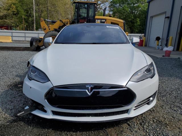 5YJSA1E43FF102541 - 2015 TESLA MODEL S WHITE photo 5
