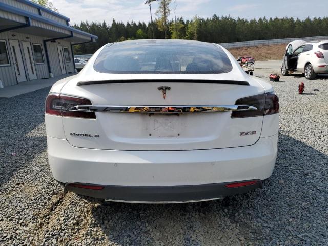 5YJSA1E43FF102541 - 2015 TESLA MODEL S WHITE photo 6