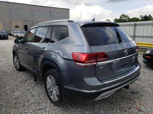 1V2MR2CA1KC615261 - 2019 VOLKSWAGEN ATLAS SEL GRAY photo 3