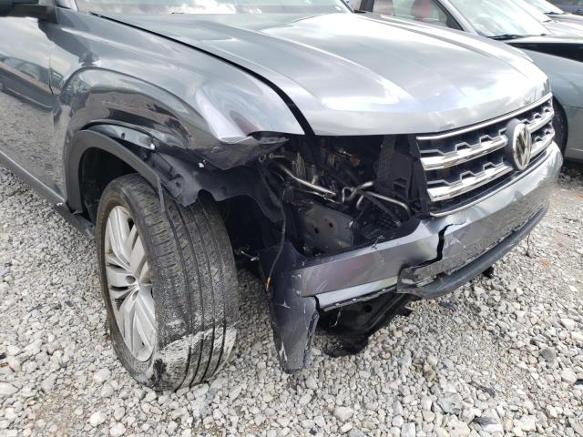 1V2MR2CA1KC615261 - 2019 VOLKSWAGEN ATLAS SEL GRAY photo 9
