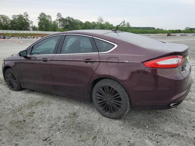 3FA6P0H93DR363462 - 2013 FORD FUSION SE BURGUNDY photo 2