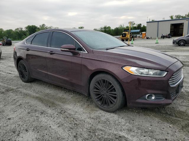 3FA6P0H93DR363462 - 2013 FORD FUSION SE BURGUNDY photo 4