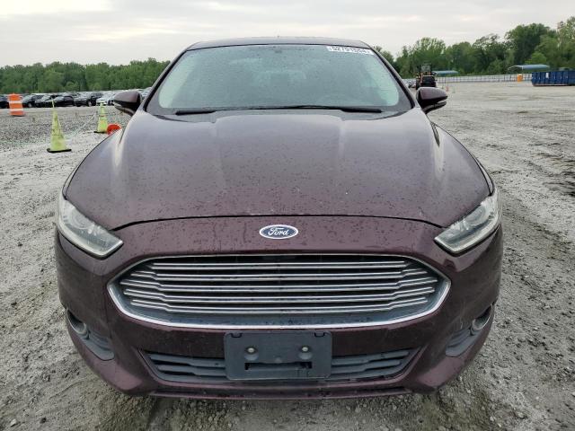 3FA6P0H93DR363462 - 2013 FORD FUSION SE BURGUNDY photo 5